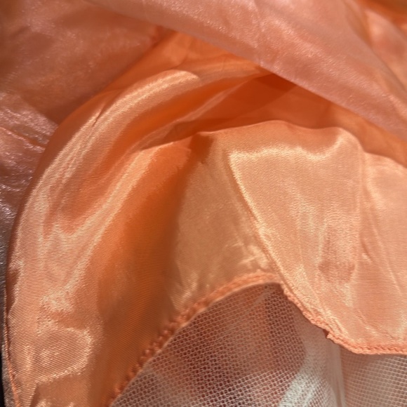 Betsy & Adam Pink Sundress with Spaghetti Straps for Prom - Picture 4 of 10